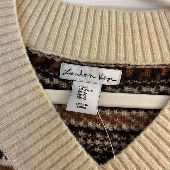 Brown sweater vest - Picture 3 of 3